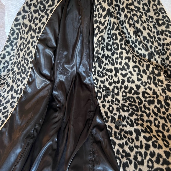 Leopard print faux fur swing coat by Lane Bryant, Size 18 - Picture 3 of 9